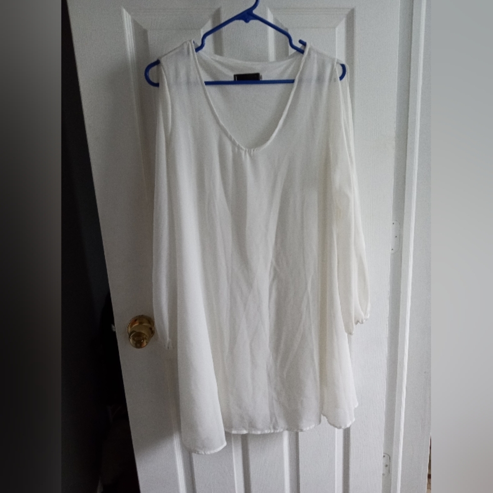 Sheer white dress/tunic